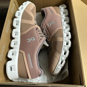 On Running Women’s Cloud Running Shoes - Blush Pink & White